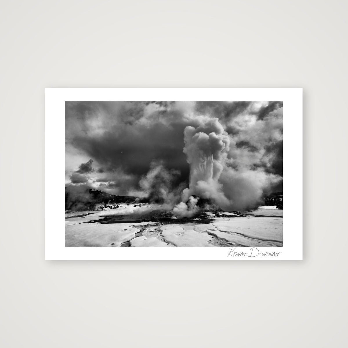 The Yellowstone Winter — 45×30cm, 18×12" Print only